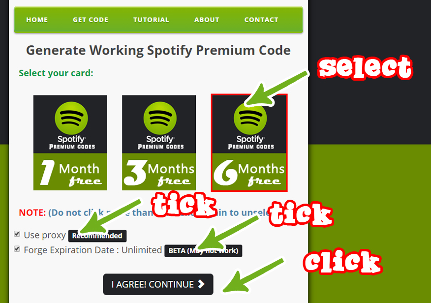 Try Spotify Premium For Free Code